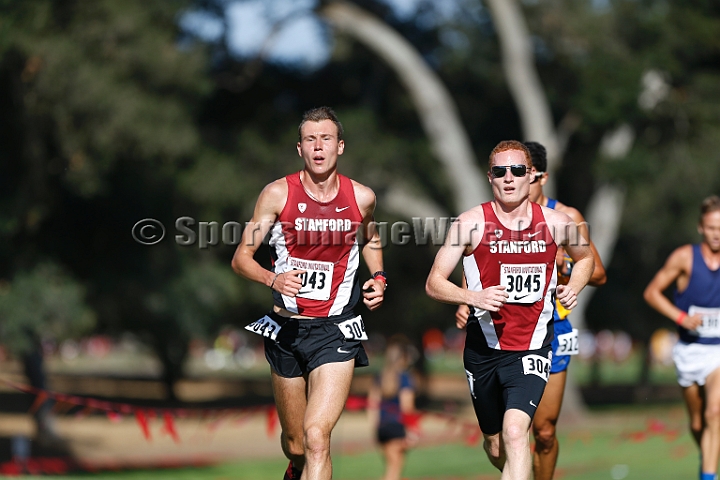 2014StanfordCollMen-91.JPG - College race at the 2014 Stanford Cross Country Invitational, September 27, Stanford Golf Course, Stanford, California.